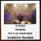 07.10.2023 Splendors Fox & the stolen Geese Glorreiche Halunken